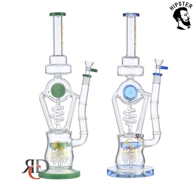 WATER PIPE VORTEX VIBE RECYCLER BONG WP4553 1CT